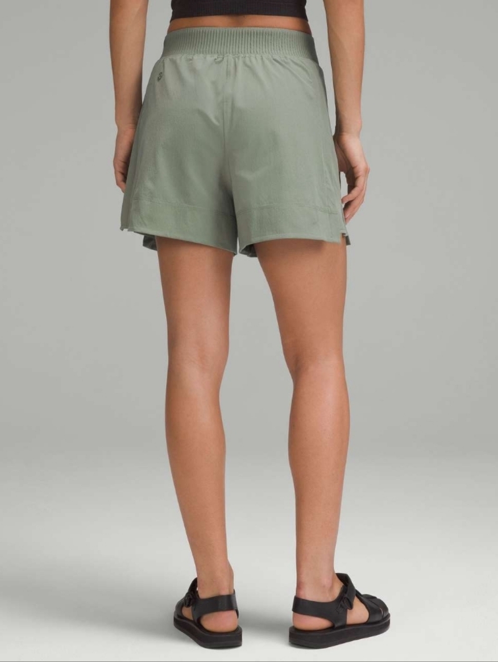 lululemon athletica Olive Green Athletic Shorts - Picture 4 of 11